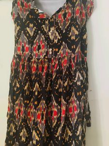 Black and Red Maxi dress