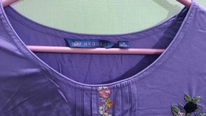 LAVENDER KURTI- AAVASA