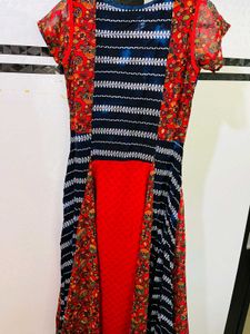 Stylish Printed Dress New Wdt Tag