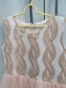 Lovely Peach Party Dress