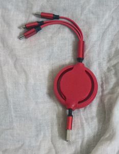 3 In 1 USB Charging Cable / iOS Mobile Phone