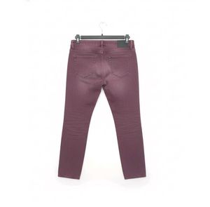 Burgundy Denim Jeans