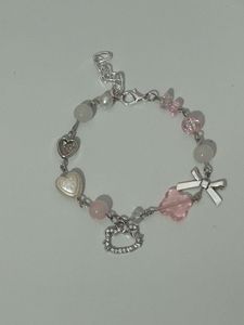 Y2K Hello Kitty Beaded Charm Bracelet