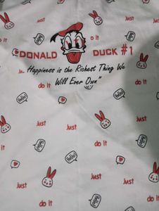 Cute 3d design Donald Duck Tee