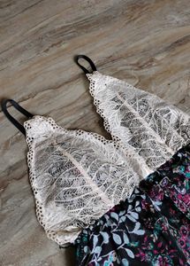 Backless Floral Lace Cami top
