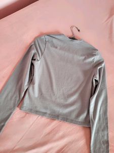 H&amp;M Long Sleeve Square Neck Top / Size-S