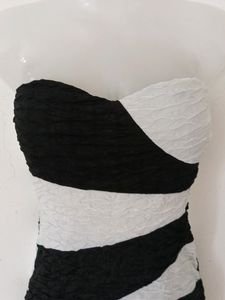 SEXY BLACK &amp; WHITE BODYCON