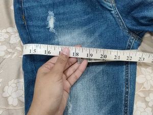 Distressed Flare Jeans