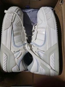 Red Tape White Mid-Top Sneakers