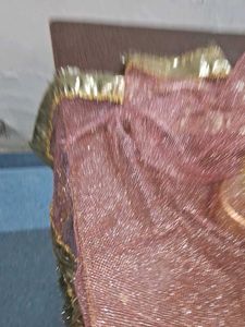 Pink &amp; Gold Dupatta Radha ka