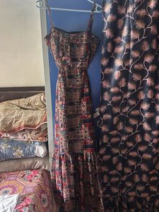 Floral Print Maxi Dress