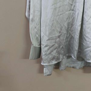 Satin Silk Long Blouson