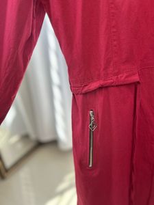 Red Star Button-Down Dress