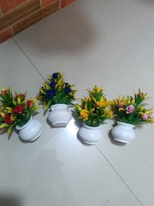 Artificial Plants Home Decor 4 Pcs