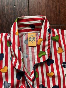 Yellow Duck Heart Pajama Set