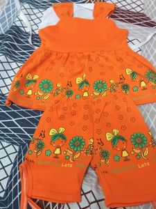 Cute Orange Baby Outfit