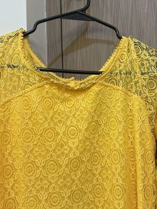 Yellow Lace Dress