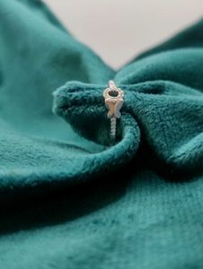 💞💍🌝Butterfly With Moon StearlinRing Silver Ring