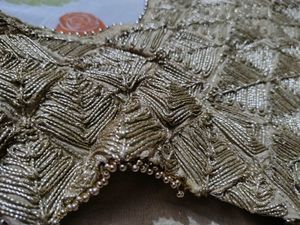 golden Embroidered Blouse