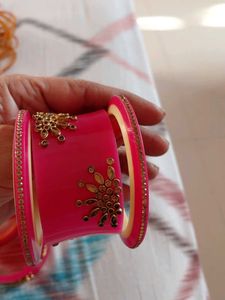 Pink Bangle Set