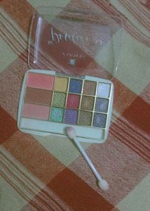 12 Eyeshadows And 3 Blush