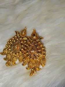 Gold Tone Dangle Earrings