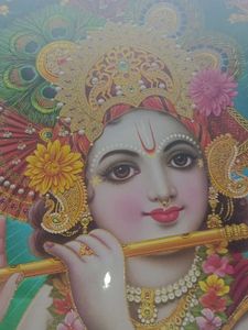 Vintage Krishna Calendar Poster