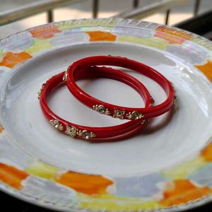 Red Bangles (Set of 2)
