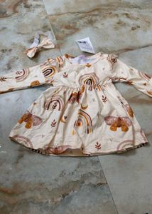 Brand New Kidswear Set – Frock & Hairband