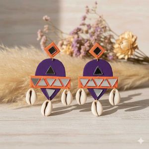Statement Earrings🧡💜