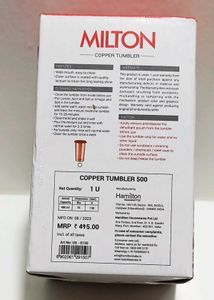 Milton Copper Tumbler
