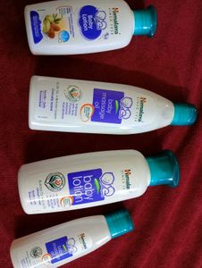 Himalaya Baby Lotion, Massage Oil Set Of 4