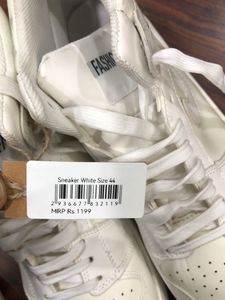 Fashion White Sneakers Size UK 9.5