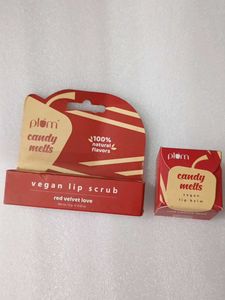 plum red velvet lip care kit