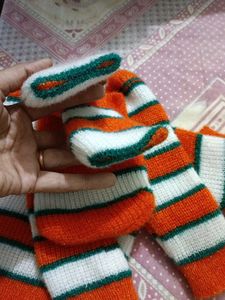 New Born Baby Winter Pazami Suit With Cap And M