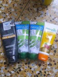 Skincare Bundle: Face Scrub, Fac