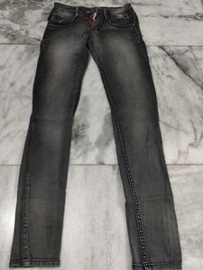 Stylish Grey Denim Jeans