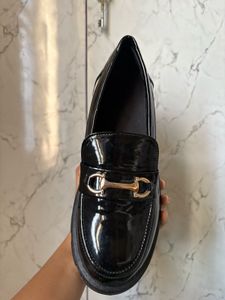 Truffle Collection Black Loafers