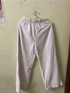 Wide Leg White Pants