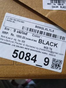 Men's Black Ethnic Mojari