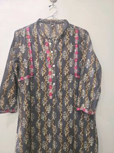 Printed Cotton Kurta