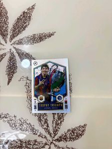 Lionel Messi Trophy Triumph Card