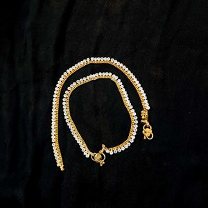 Gold - Tone Anklet