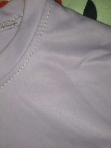 Graphic Print Lavender T-Shirt