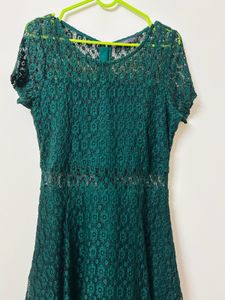 Cute Green Lace Dress