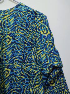 Jaipur Kurti Abstract Print Multi Color Kurta