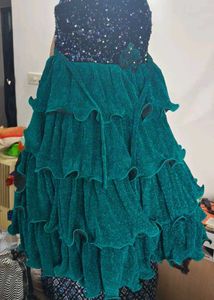 Green Party Gown new never used only tag missing
