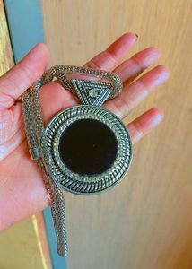 Black And Silver Necklace