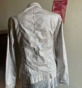 BIBA Snake Print Leather Jacket🪩