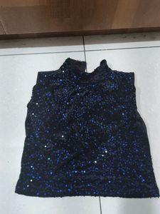 Sparkly Blue Stylish Top